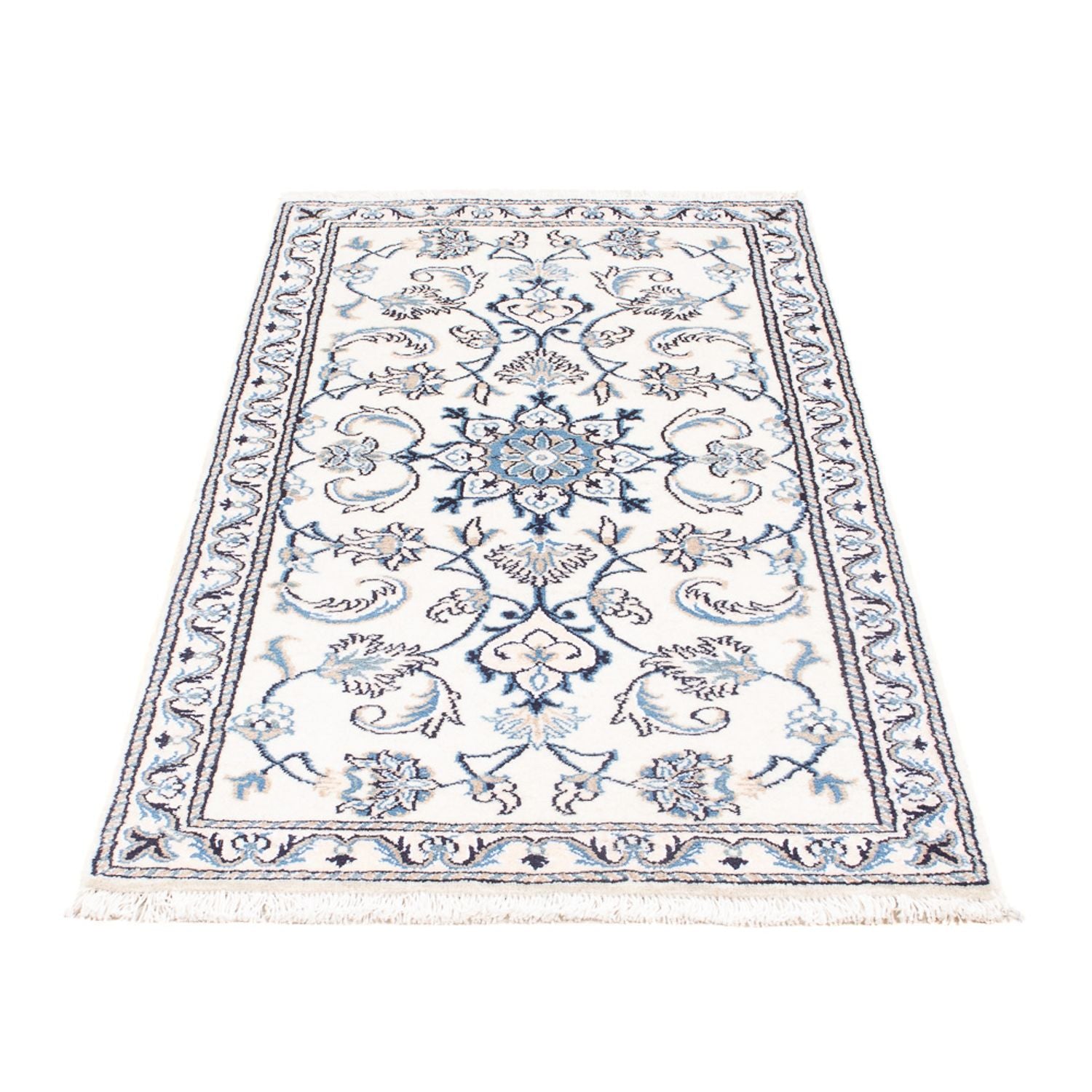 Perserteppich - Nain - 140 x 68 cm - creme