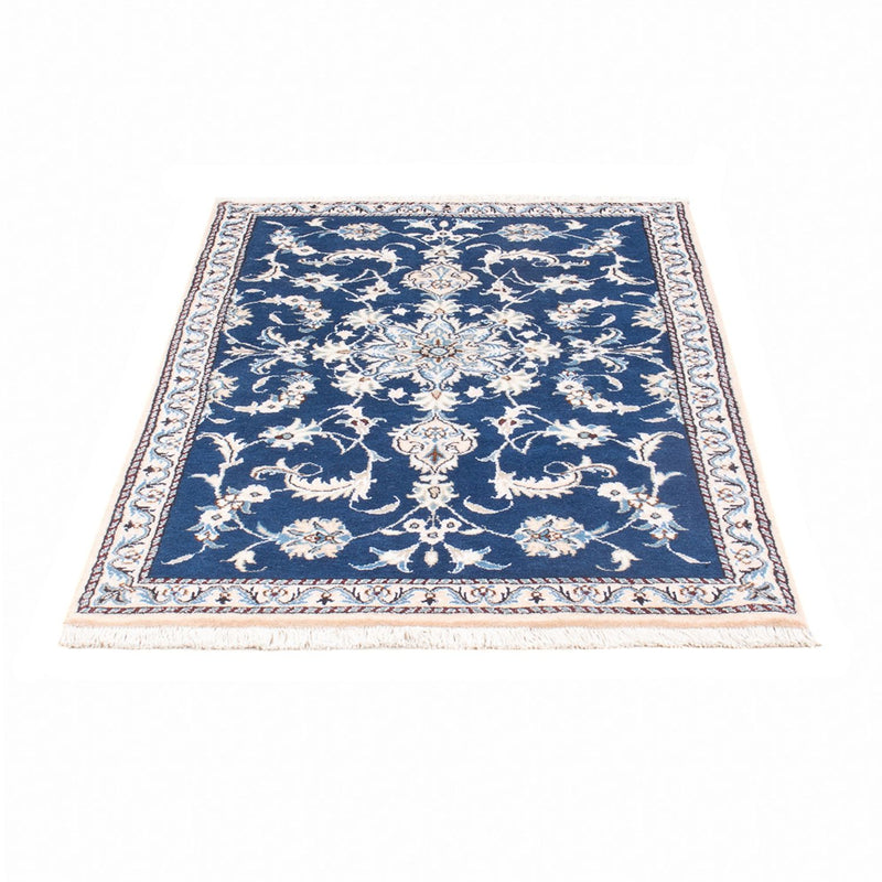 Perserteppich - Nain - 134 x 83 cm - blau