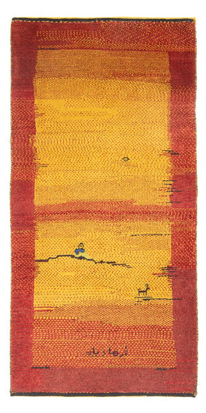 Tapis de couloir Tapis Gabbeh - Persan - 188 x 88 cm - multicolore