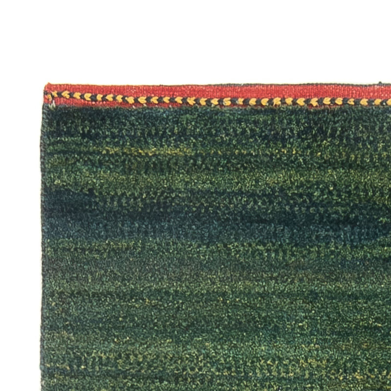 Tapis de couloir Tapis Gabbeh - Persan - 202 x 78 cm - vert