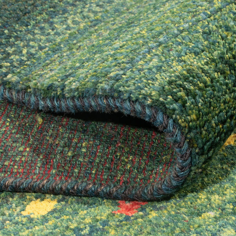 Tapis de couloir Tapis Gabbeh - Persan - 202 x 78 cm - vert