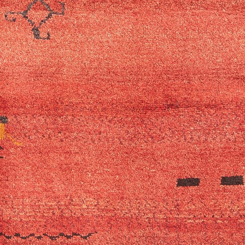 Tapis de couloir Tapis Gabbeh - Persan - 225 x 83 cm - rouge clair