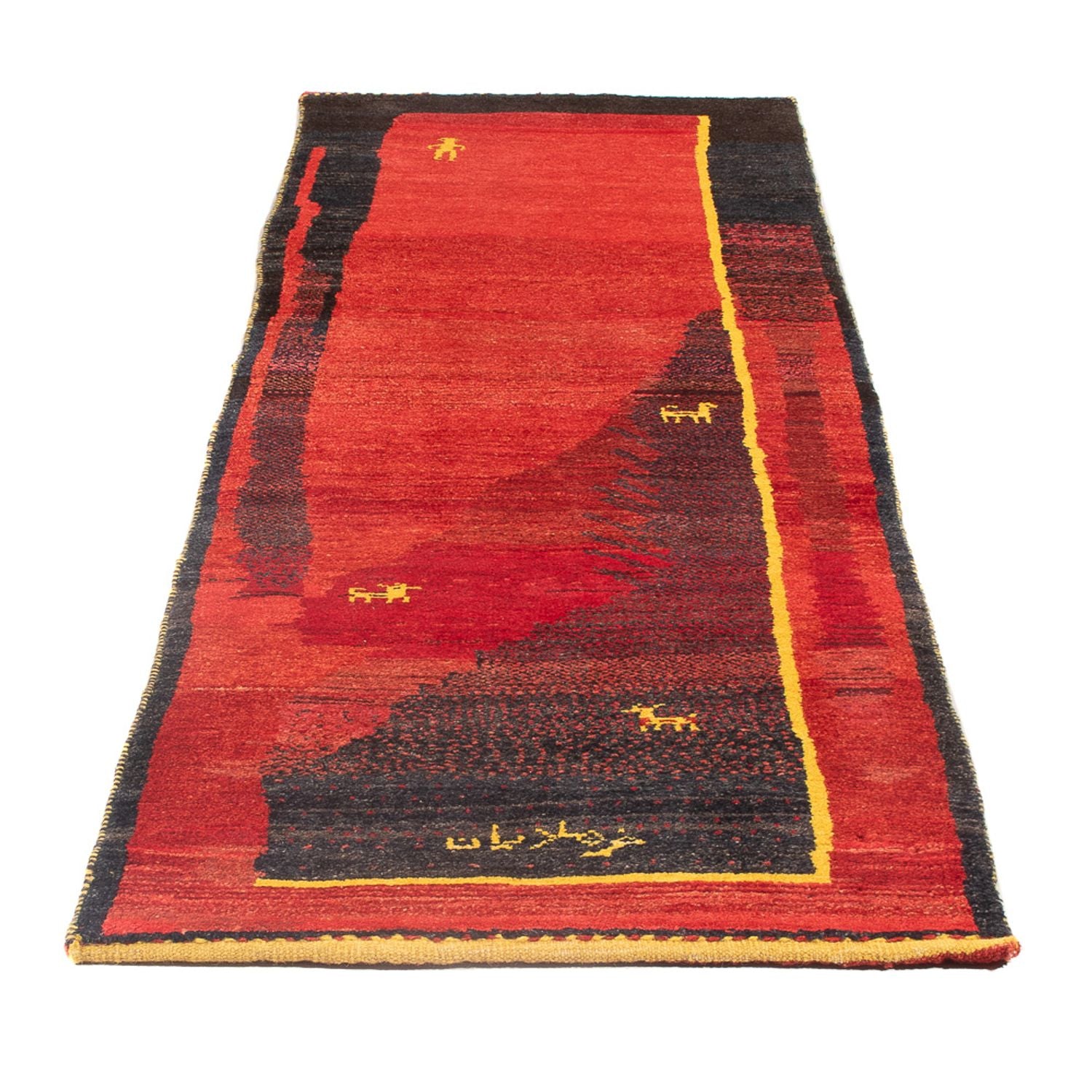 Tapis de couloir Tapis Gabbeh - Persan - 230 x 73 cm - multicolore