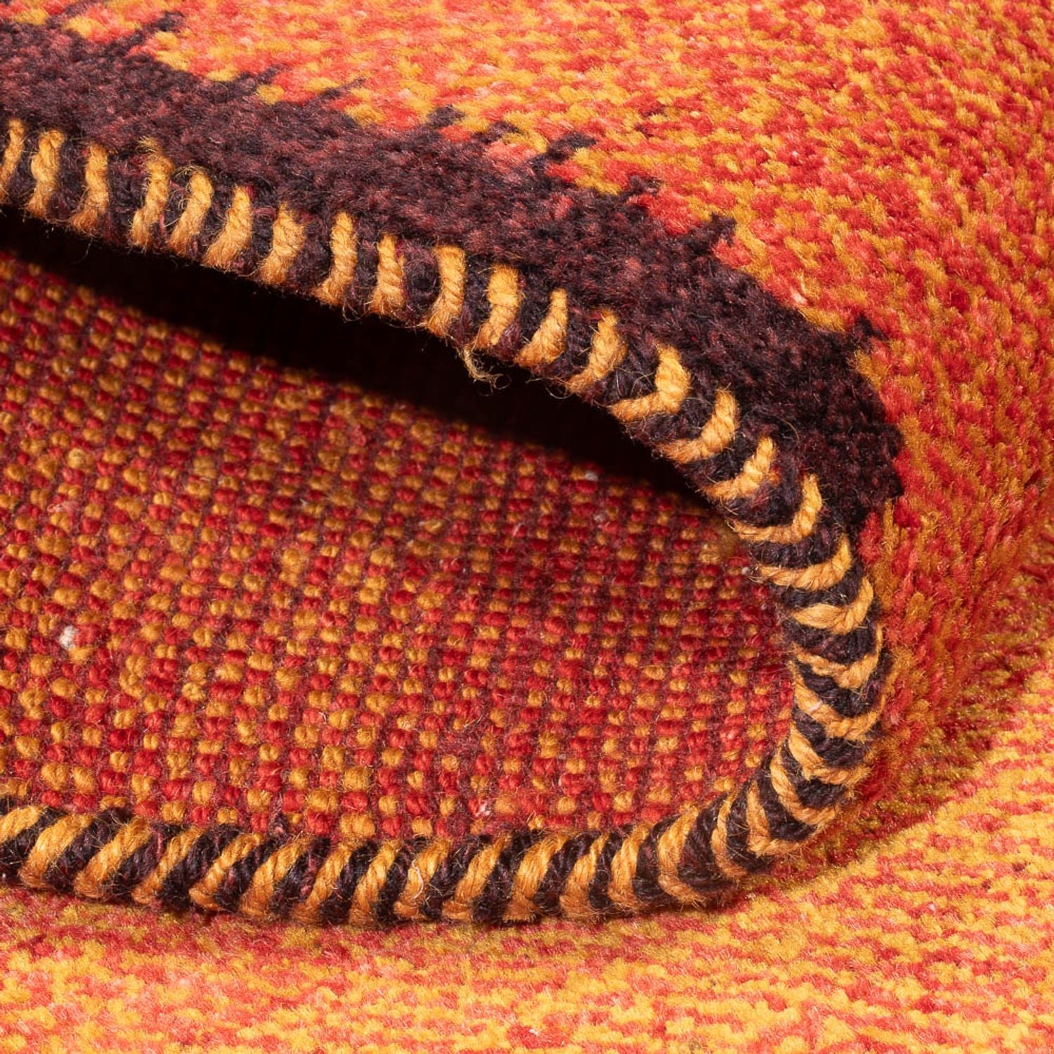 Tapis de couloir Tapis Gabbeh - Persan - 247 x 87 cm - terracotta