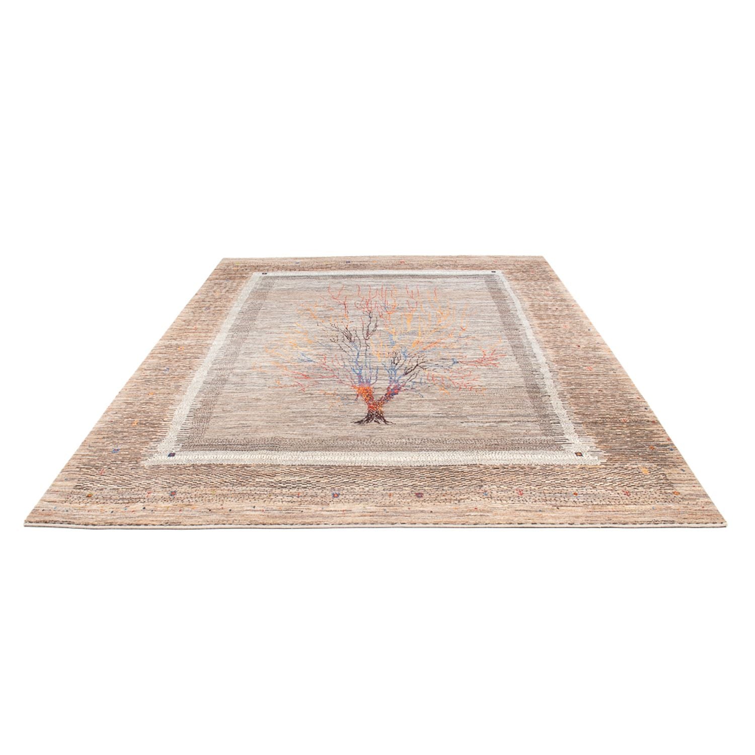 Gabbeh Teppich - Loribaft Perser - 306 x 212 cm - mehrfarbig