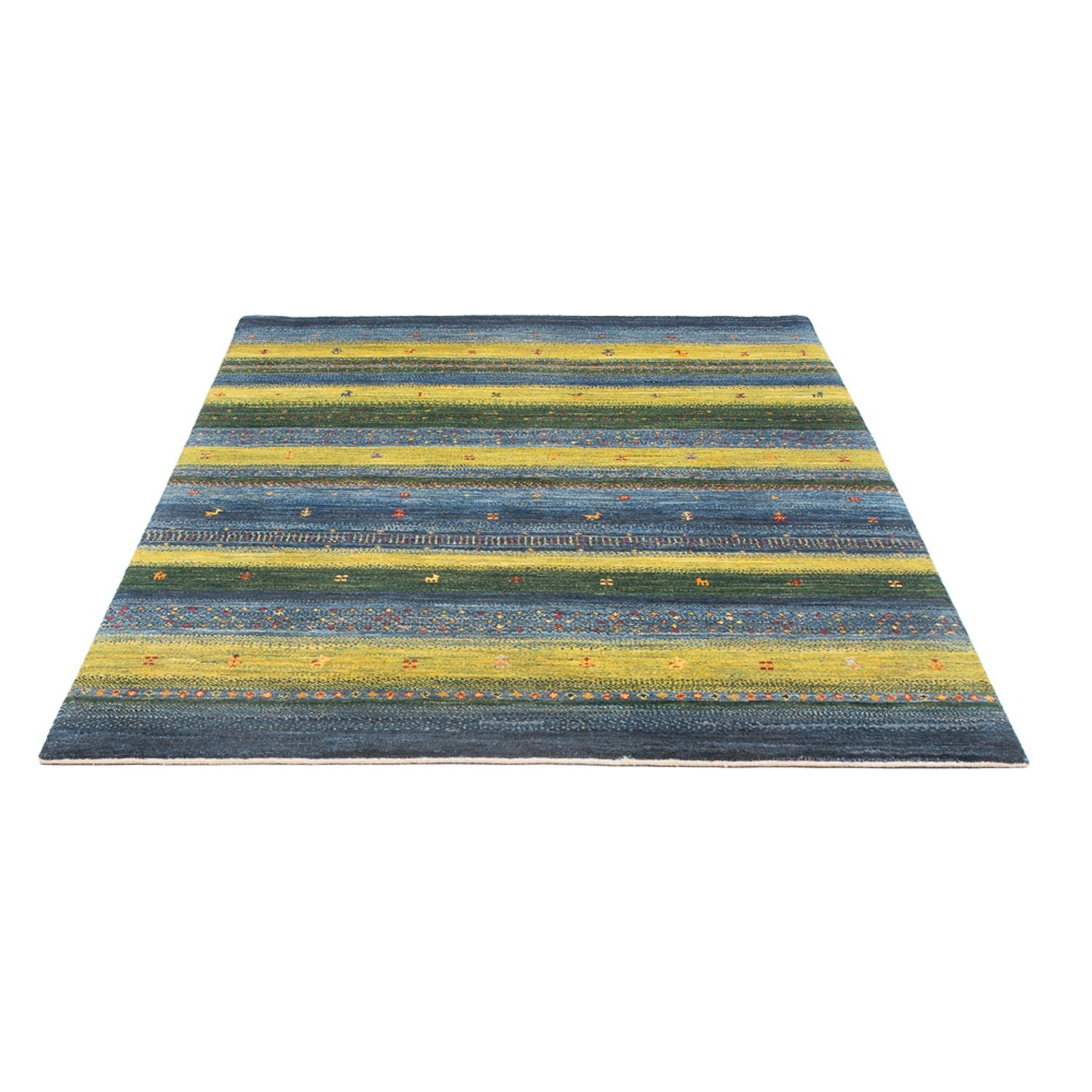 Gabbeh Teppich - Loribaft Perser - 197 x 130 cm - mehrfarbig