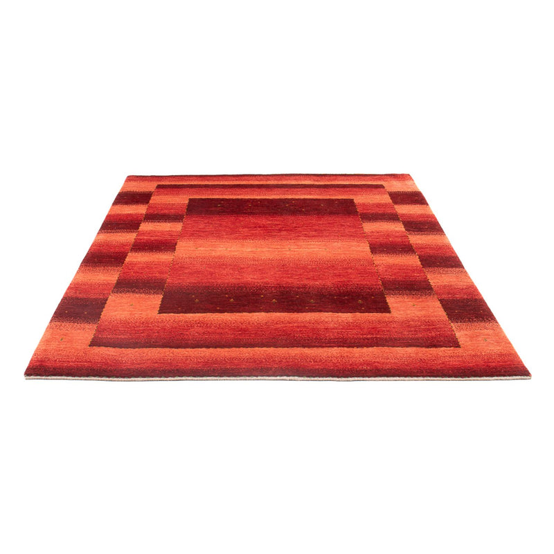 Gabbeh Teppich - Loribaft Perser - 208 x 157 cm - hellrot