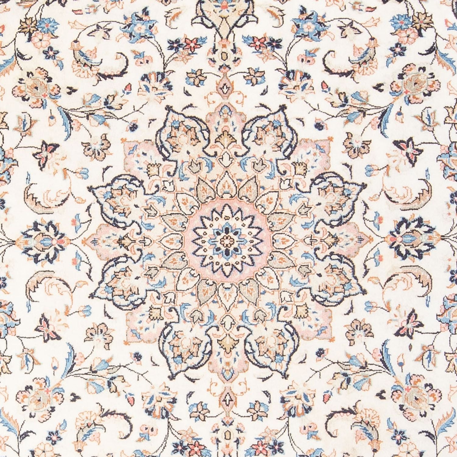 Tapis persan - Keshan - 293 x 195 cm - crème