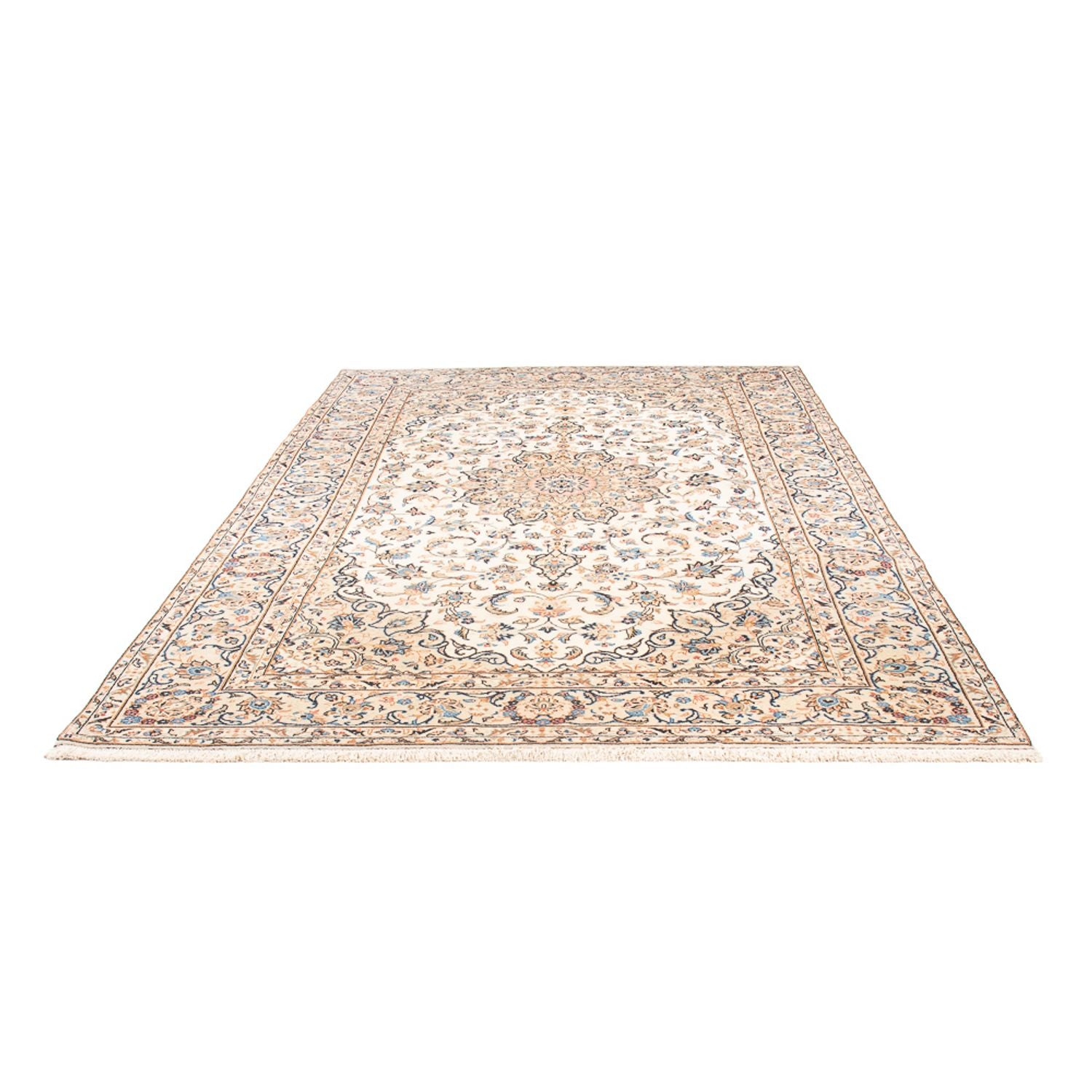 Tapis persan - Keshan - 293 x 195 cm - crème