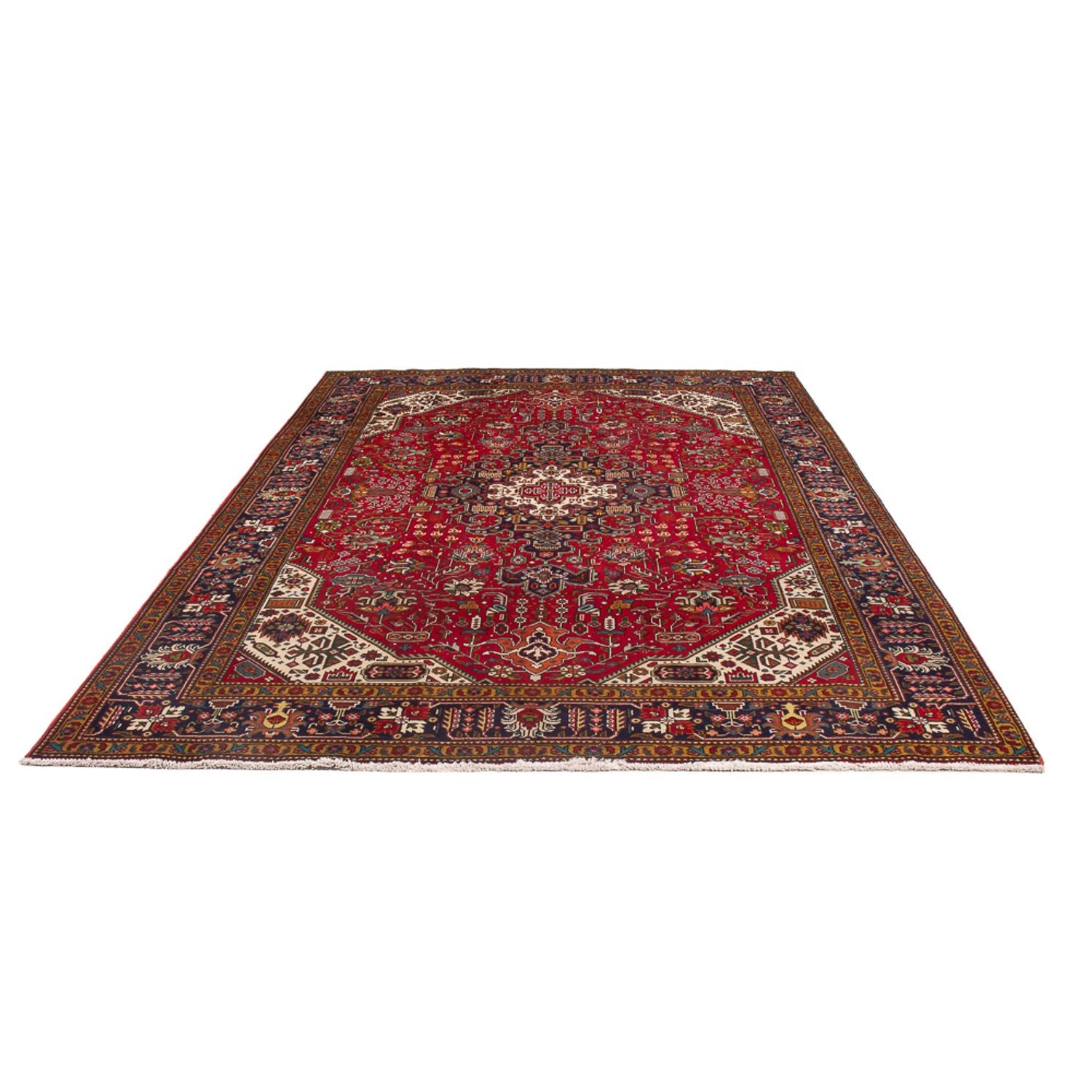 Tapis persan - Keshan - 294 x 202 cm - rouge