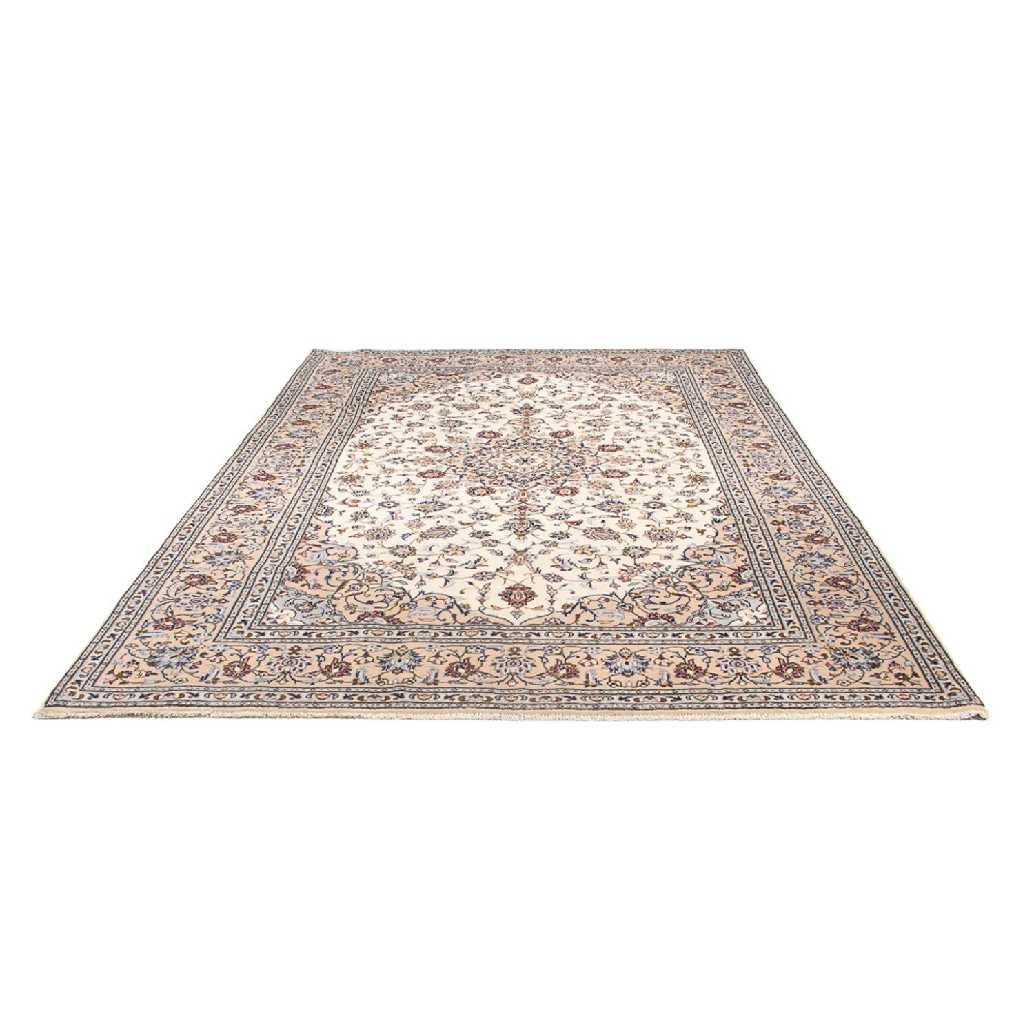 Tapis persan - Keshan - 302 x 199 cm - crème