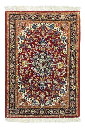 Tapis persan - Isfahan - Premium - 99 x 71 cm - rouge