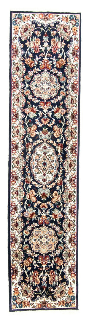 Tapis de couloir Tapis persan - Classique - 295 x 71 cm - bleu