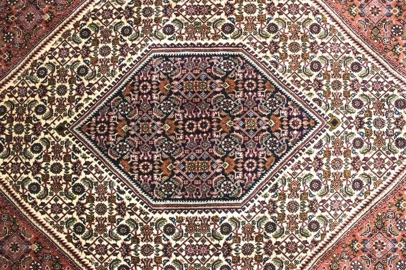 Tapis persan - Bidjar - 303 x 205 cm - rouge