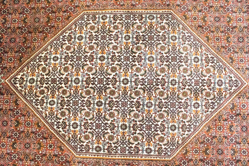 Tapis persan - Bidjar - 298 x 203 cm - rouge