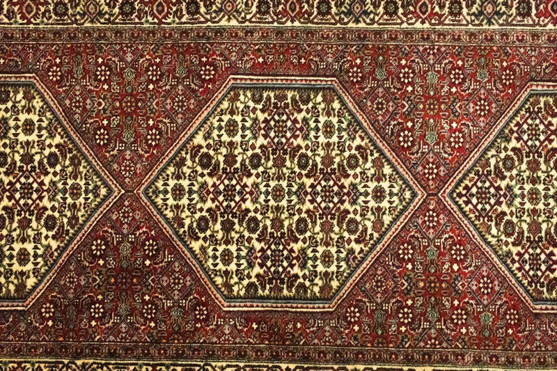 Tapis de couloir Tapis persan - Bidjar - 200 x 89 cm - rouge