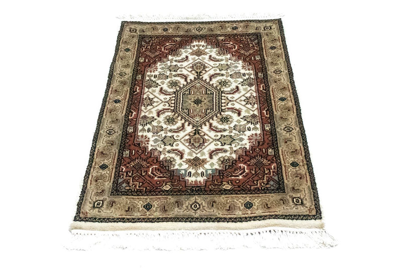 Tapis persan - Bidjar - 90 x 60 cm - beige