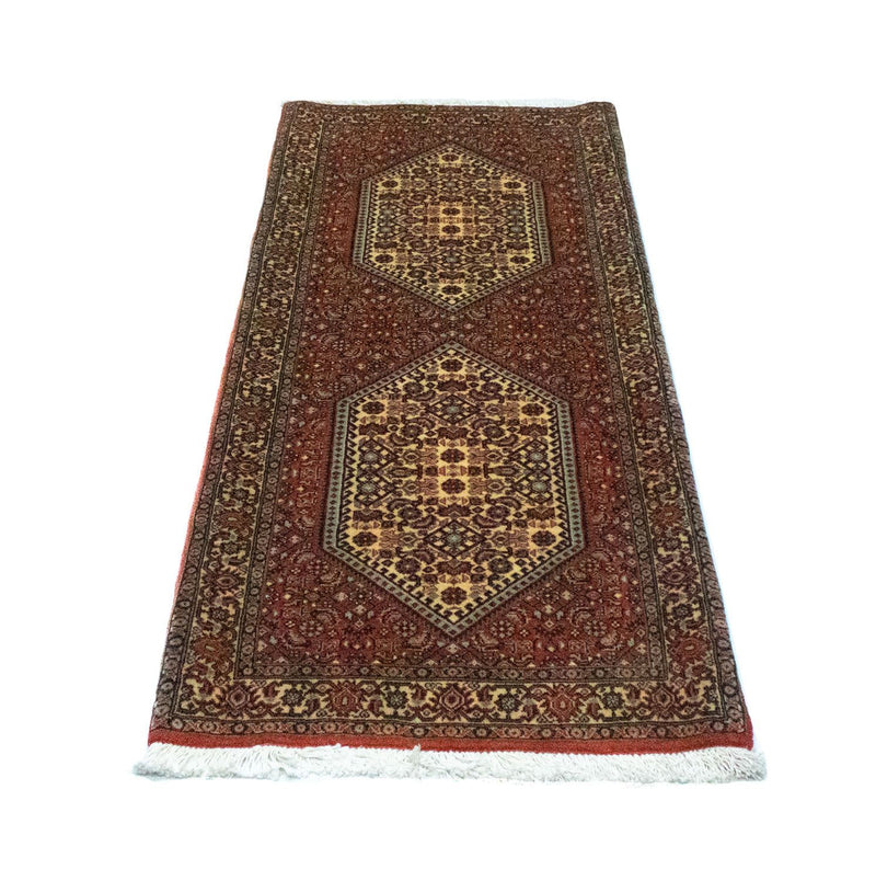 Tapis de couloir Tapis persan - Bidjar - 153 x 63 cm - rouge