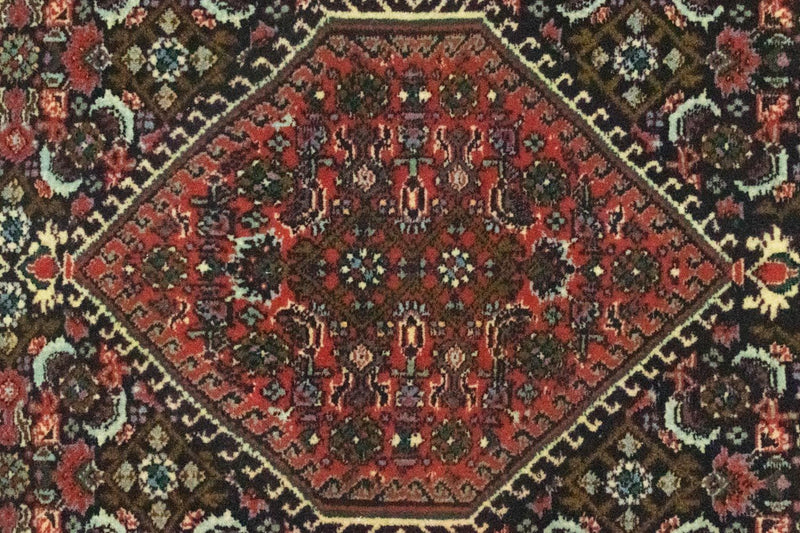 Tapis de couloir Tapis persan - Bidjar - 156 x 65 cm - rouge