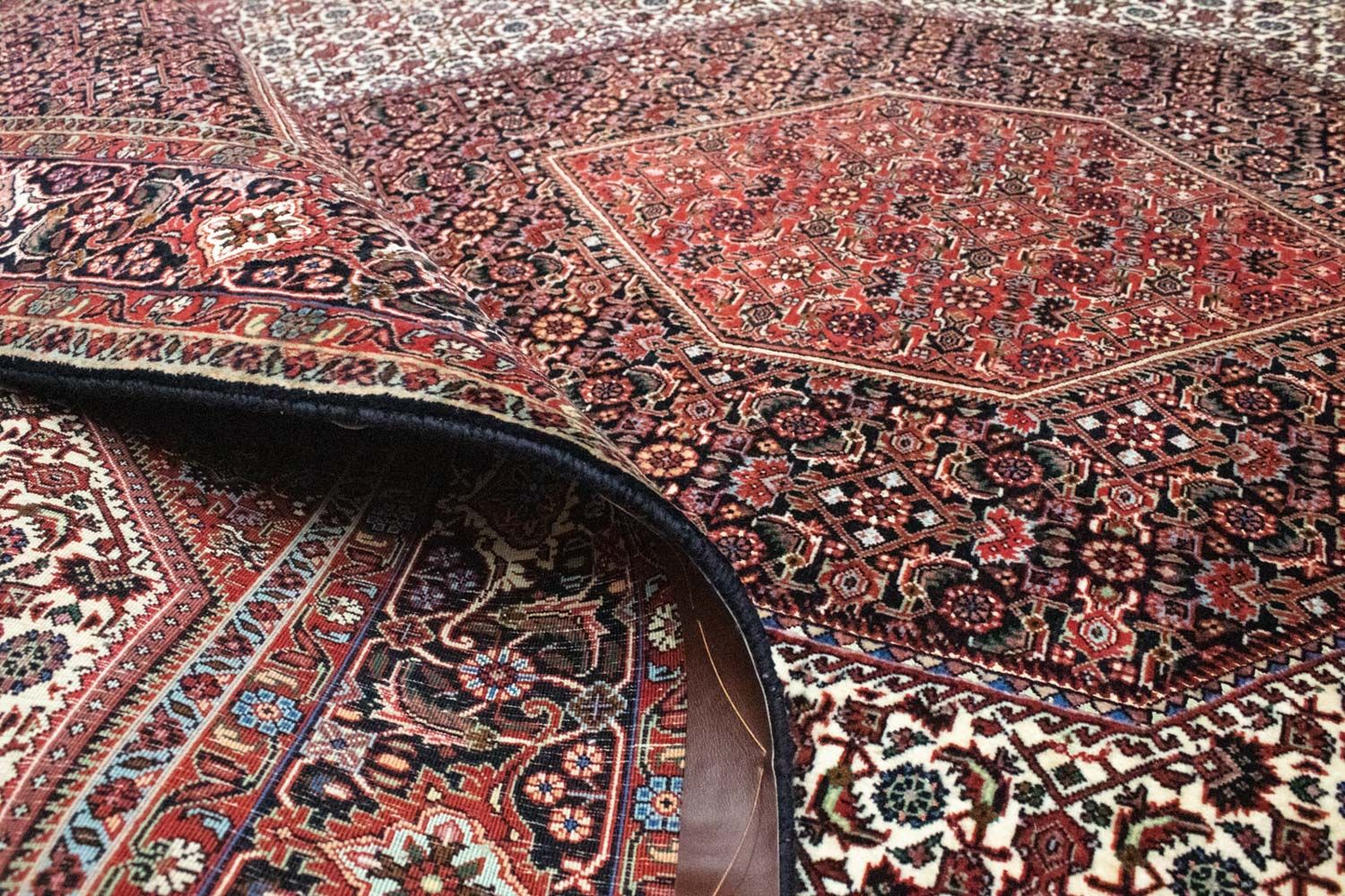 Tapis persan - Bidjar - 293 x 205 cm - bleu