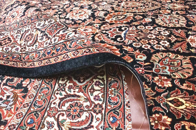Tapis persan - Bidjar - 293 x 203 cm - bleu foncé