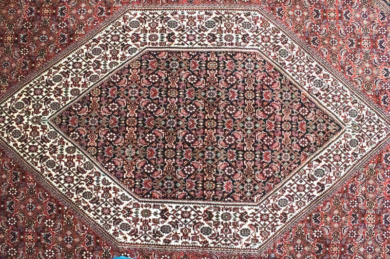Tapis persan - Bidjar - 300 x 200 cm - rouge