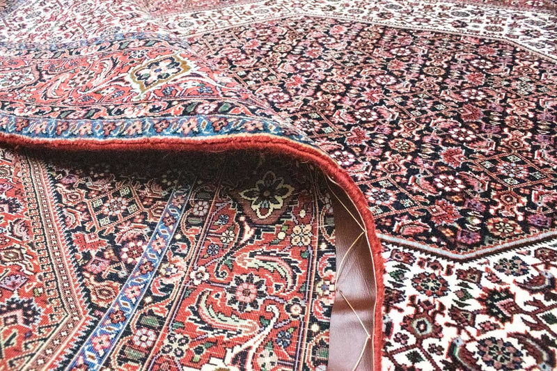 Tapis persan - Bidjar - 300 x 200 cm - rouge