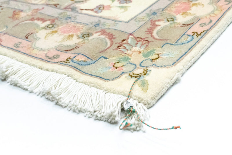 Tapis de couloir Tapis persan - Tabriz - 337 x 90 cm - beige