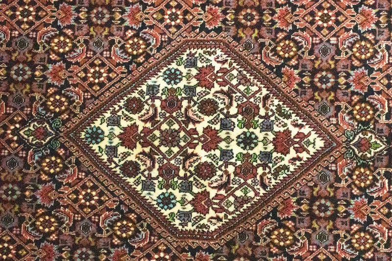 Tapis persan - Bidjar - 226 x 142 cm - bleu