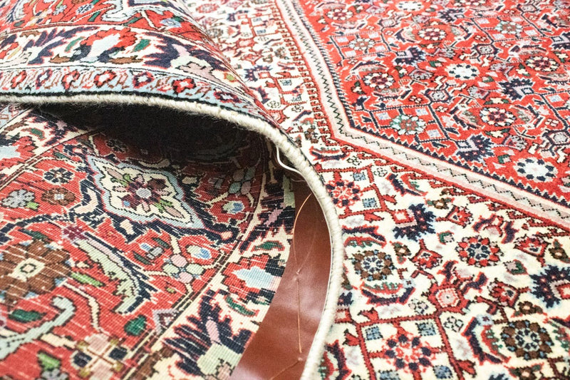 Tapis persan - Bidjar - 302 x 203 cm - rouge