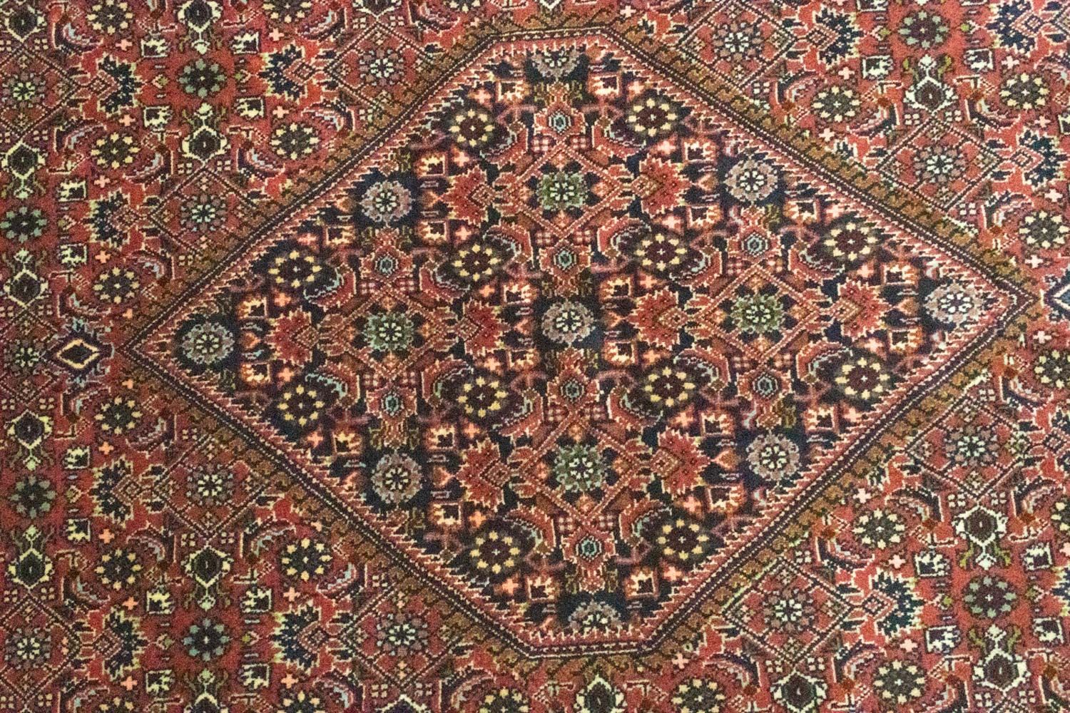 Tapis persan - Bidjar - 252 x 175 cm - bleu