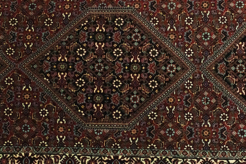 Tapis de couloir Tapis persan - Bidjar - 200 x 76 cm - rouge