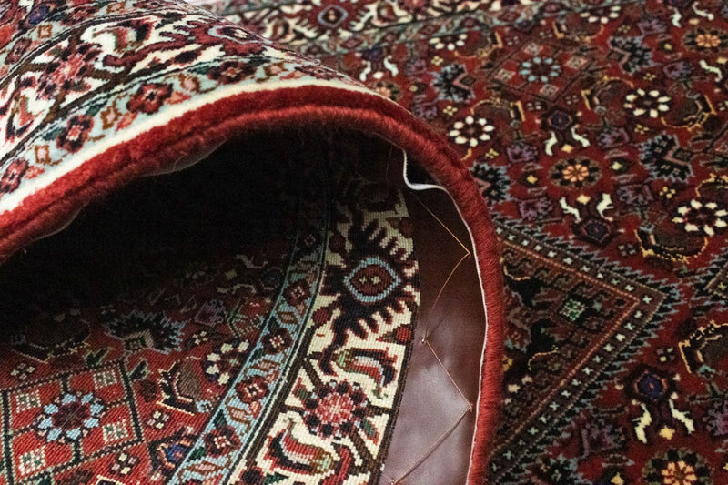 Tapis de couloir Tapis persan - Bidjar - 200 x 76 cm - rouge