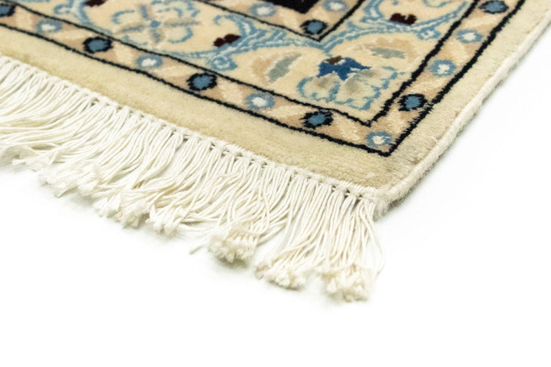 Tapis de couloir Tapis persan - Nain - 215 x 57 cm - bleu foncé