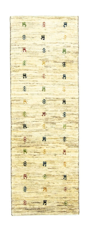 Tapis de couloir Tapis Gabbeh - Persan - 219 x 75 cm - beige