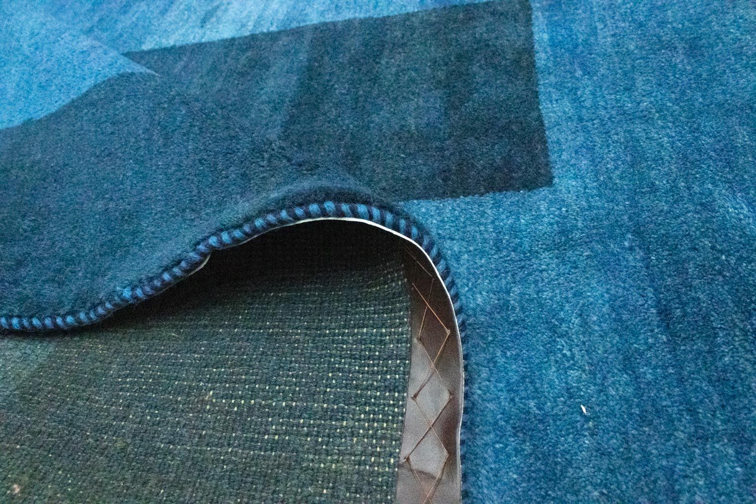 Tapis Gabbeh - Persan - 197 x 151 cm - bleu