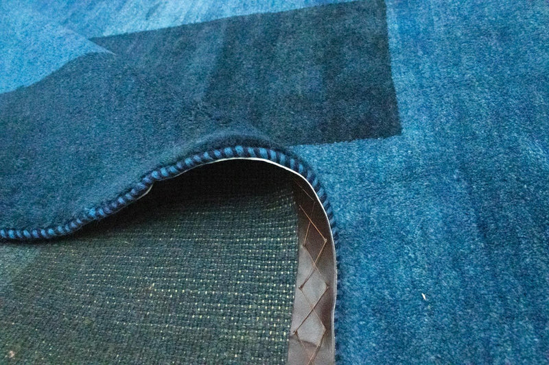 Tapis Gabbeh - Persan - 197 x 151 cm - bleu