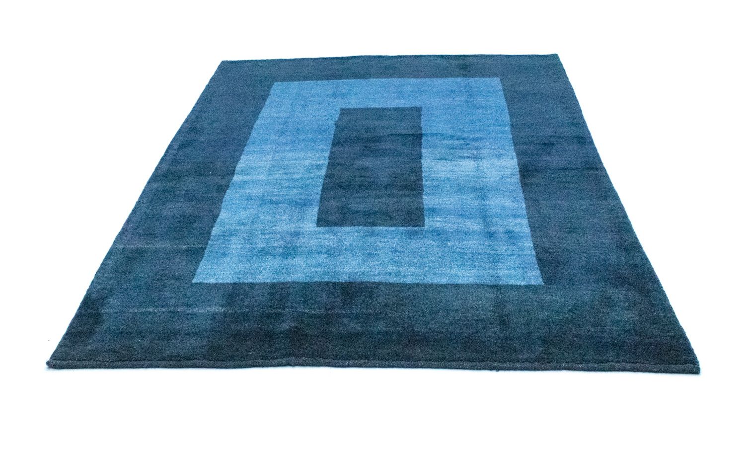 Tapis Gabbeh - Persan - 197 x 151 cm - bleu