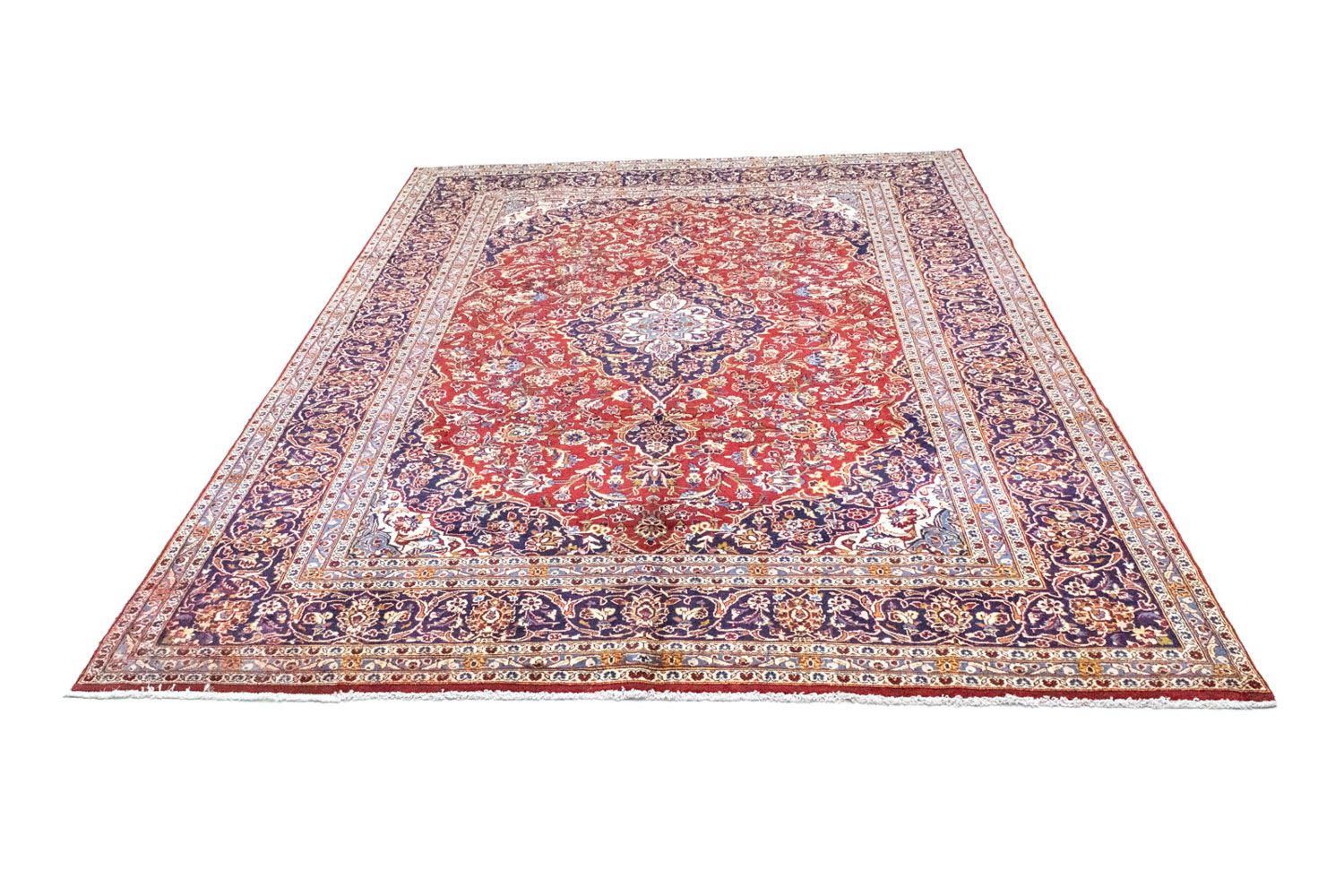 Tapis persan - Keshan - 350 x 245 cm - rouge