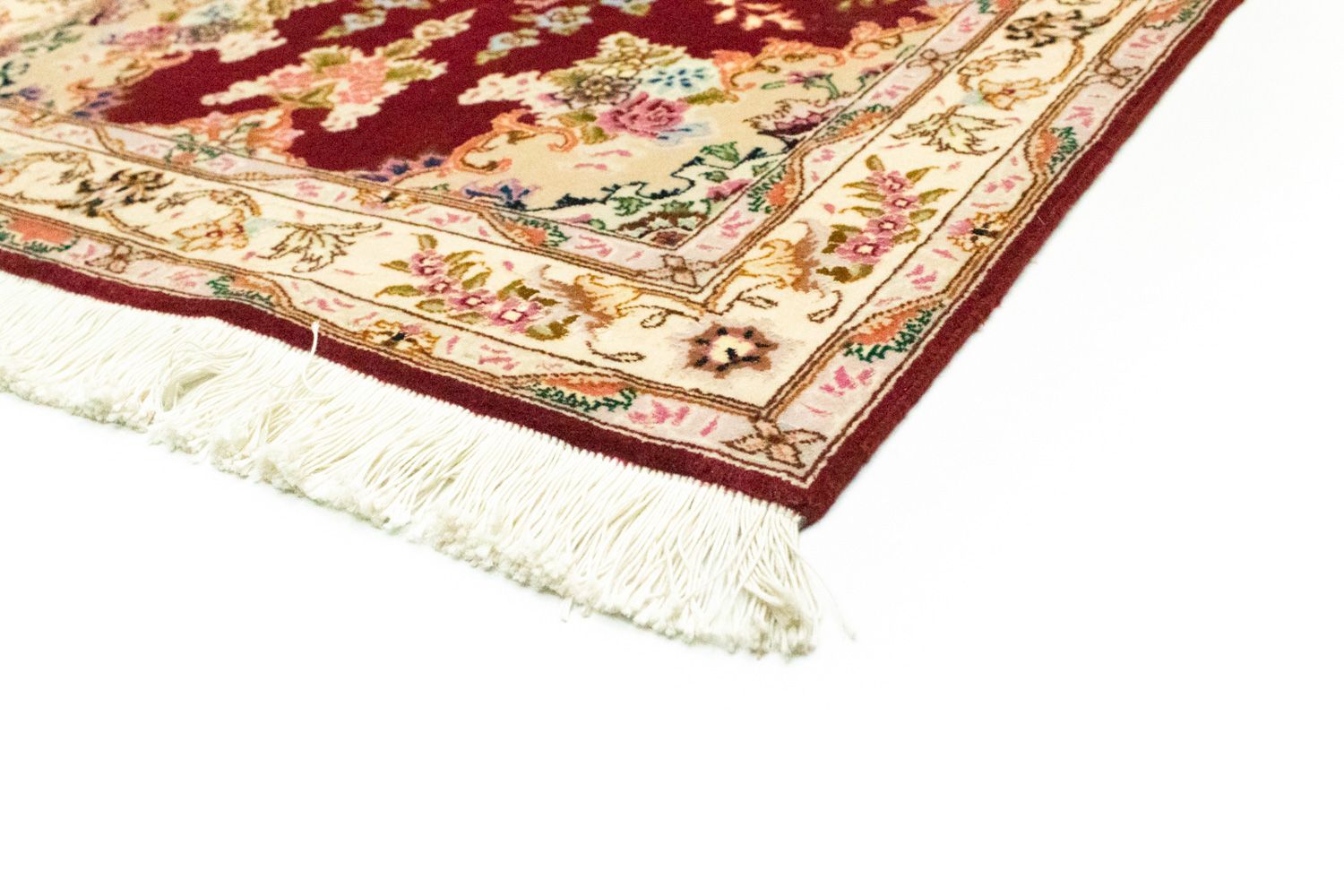 Tapis de couloir Tapis persan - Tabriz - Royal - 202 x 81 cm - rouge