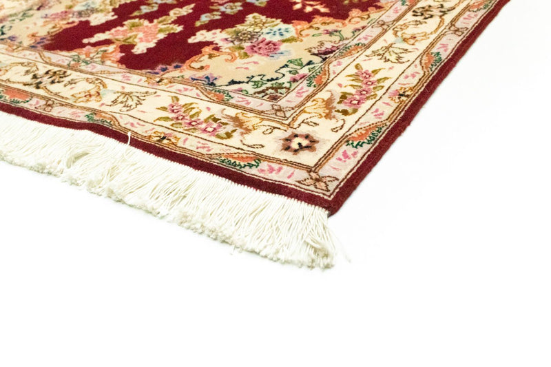Tapis de couloir Tapis persan - Tabriz - Royal - 202 x 81 cm - rouge