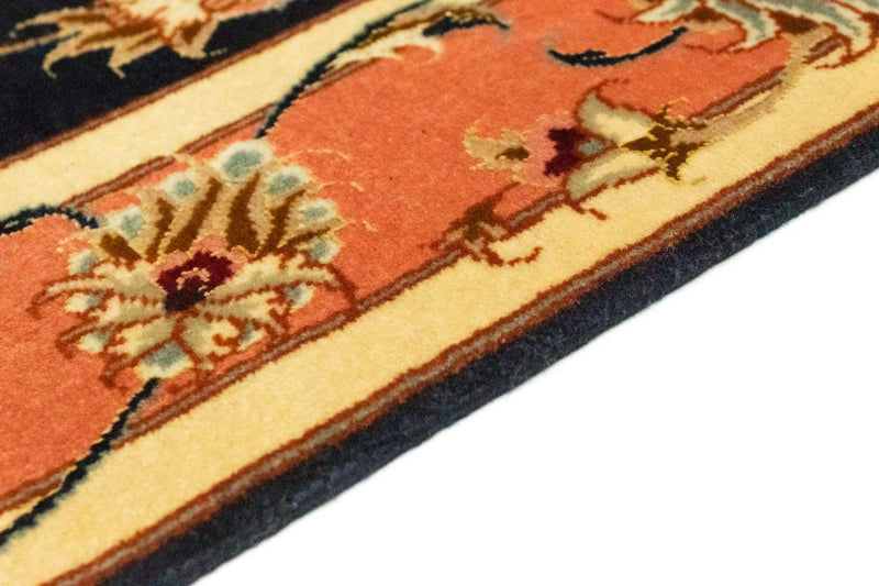 Tapis de couloir Tapis persan - Tabriz - Royal - 200 x 75 cm - saumon