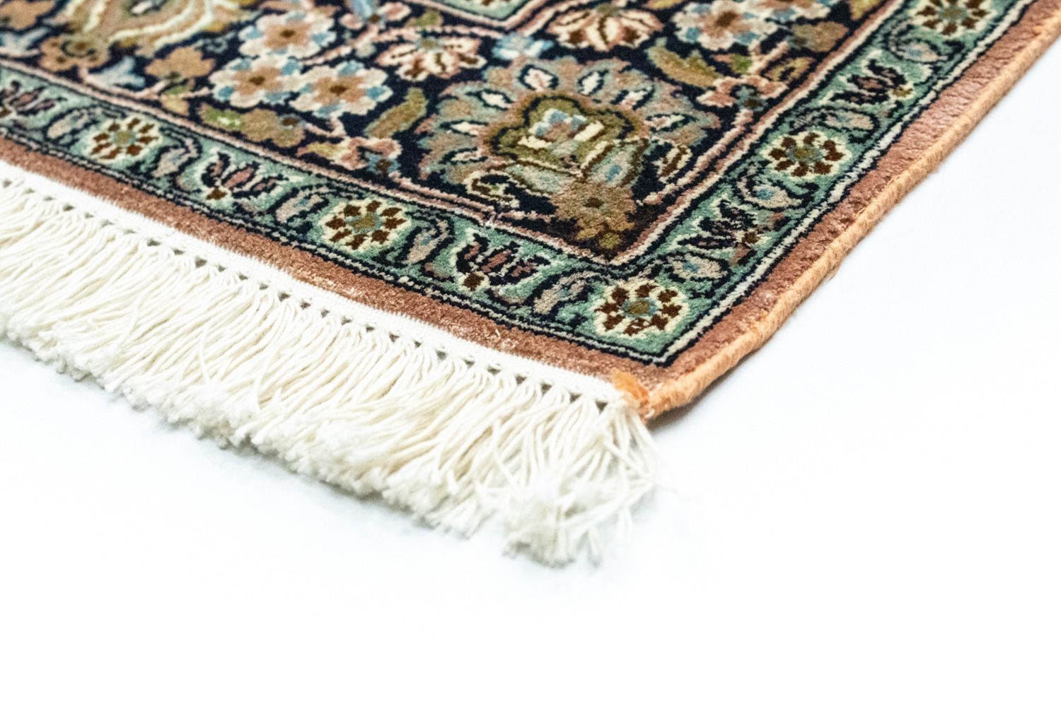 Tapis de couloir Tapis en soie - Soie du Cachemire - 278 x 77 cm - rouge