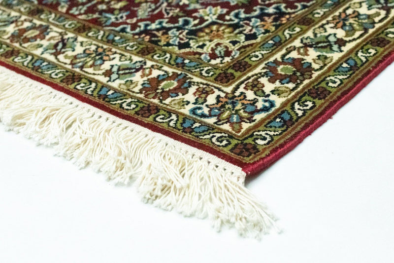 Tapis en soie - Soie du Cachemire - 95 x 63 cm - rouge