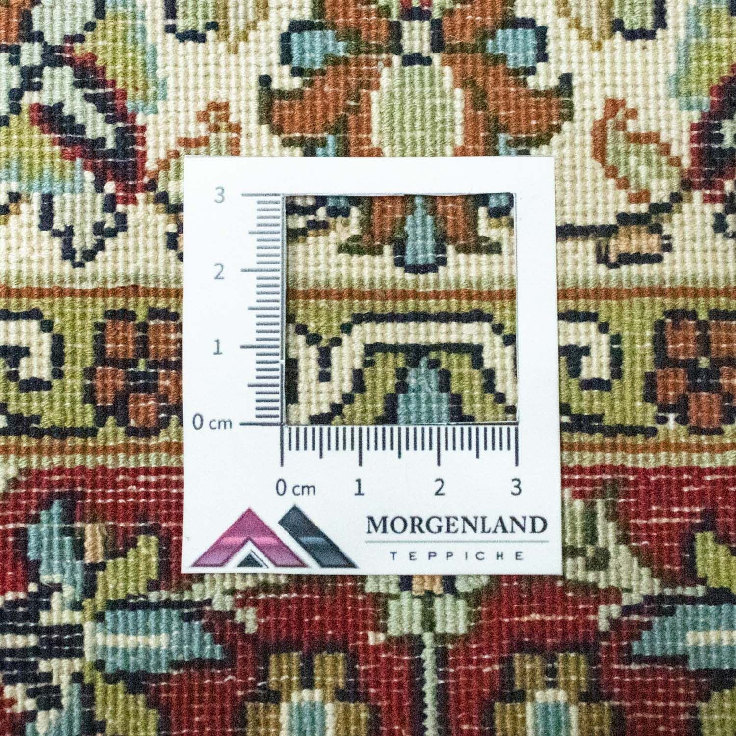 Tapis en soie - Soie du Cachemire - 95 x 63 cm - rouge