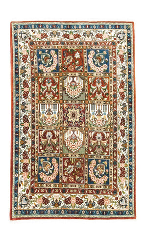 Tapis persan - Bidjar - 205 x 139 cm - rouge