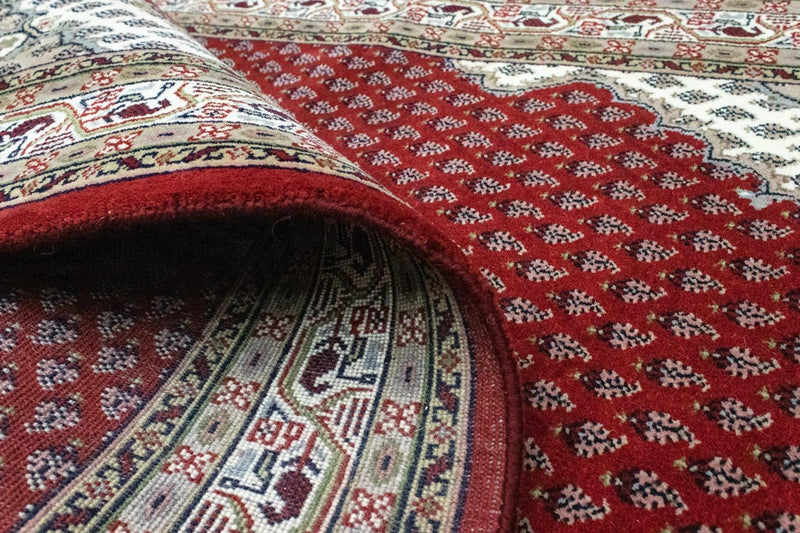 Tapis persan - Bidjar - 181 x 122 cm - rouge