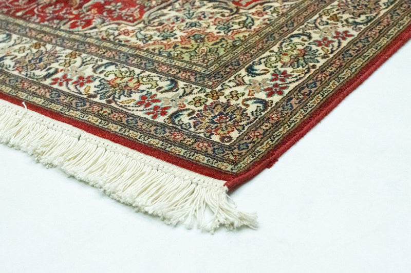 Tapis en soie - Soie du Cachemire - 159 x 100 cm - rouge