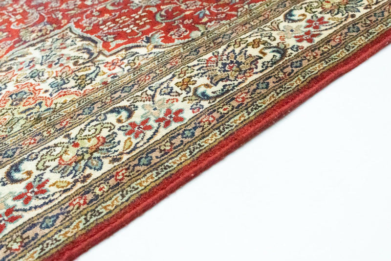 Tapis en soie - Soie du Cachemire - 159 x 100 cm - rouge