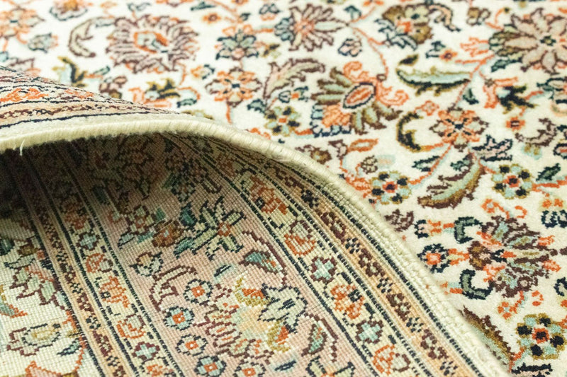 Tapis en soie - Soie du Cachemire - 124 x 78 cm - beige